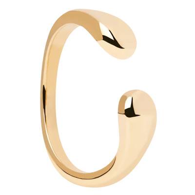 Bague Ouverte Essentials Crush Dorée - AN01-903-08 - Pdpaola