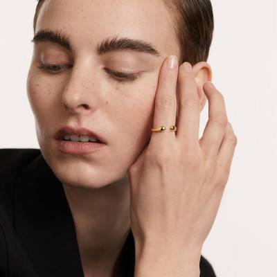 Bague Ouverte Essentials Crush Dorée - AN01-903-08 - Pdpaola