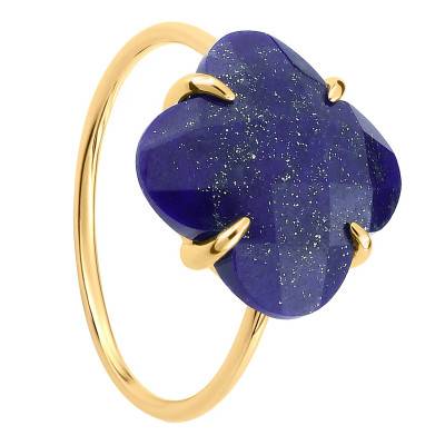 Bague Victoria Lapis Lazuli & Or Jaune 750 - Morganne Bello