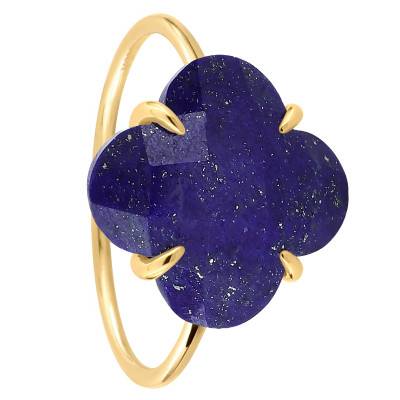 Bague Victoria Lapis Lazuli & Or Jaune 750 - Morganne Bello