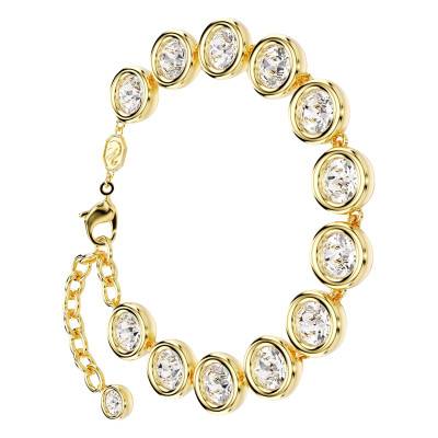 Bracelet Imber Métal Doré & Cristaux Blancs, Longueur 16,5 à 20 cm - 5682586 - Swarovski