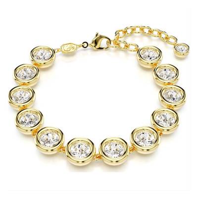 Bracelet Imber Métal Doré & Cristaux Blancs, Longueur 16,5 à 20 cm - 5682586 - Swarovski