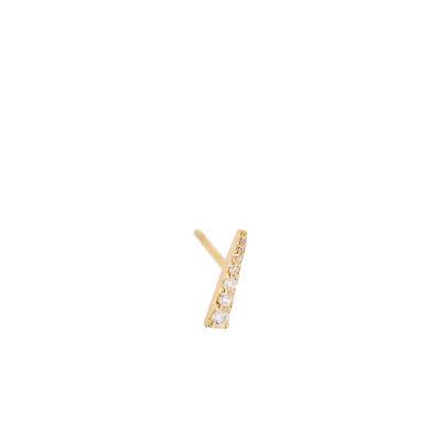 Boucle d'oreille Essentials Tea Dorée Zircons - PG01-738-U - Pdpaola