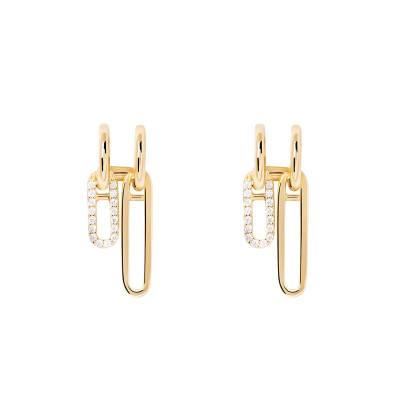 Boucles d'oreilles Essentials Nexa Dorées - AR01-828-U - Pdpaola