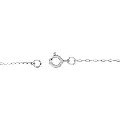 Collier Jeton Ajouré Argent 925 Longueur 42 cm - Emanessence
