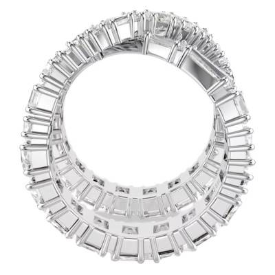 Bague Hyperbola Infini, Métal Rhodié & Cristaux Blancs - 5677631 - Swarovski