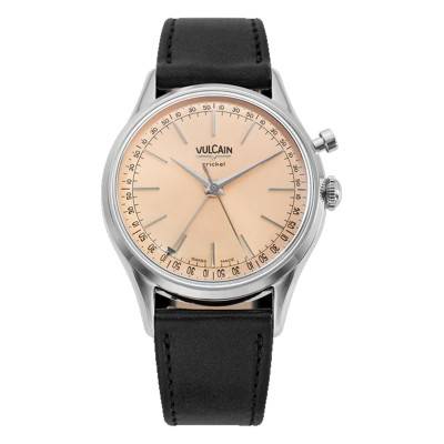 Watch Cricket President 39mm Pale Salmon - Vulcain