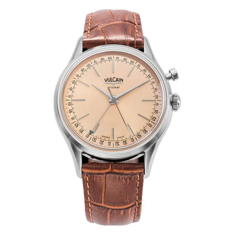Watch Cricket President 39mm Pale Salmon - Vulcain