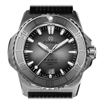 Watch Reef 39.5 mm Automatic Grey dial COSC 300M 2201.1.6341 - Formex