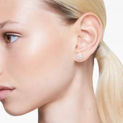 Boucles d'oreilles Meteora Métal Doré & Cristaux Blancs - 5683444 - Swarovski