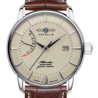 Atlantic Automatic Beige Dial Watch 84625 - Zeppelin