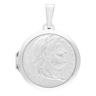 Médaillon Porte Photo Napoléon III en Argent 925 - Vandona