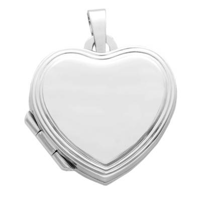 Médaillon Photo Coeur en Argent 925 - Vandona
