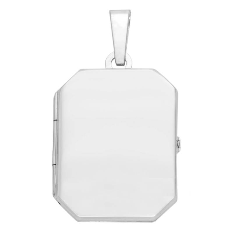 Octagonal 925 Silver Photo Locket - Vandona