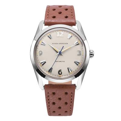Antarctic 35mm Eggshell Beige Luminova Watch 35001M - Nivada Grenchen
