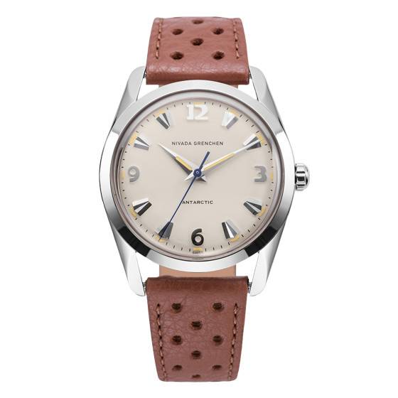 Montre Antarctic 35mm Eggshell Beige Luminova 35001M - Nivada Grenchen
