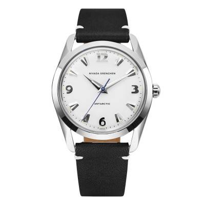 Antarctic 35mm White Luminova Watch 35005M - Nivada Grenchen