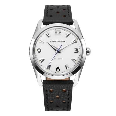 Antarctic 35mm White Luminova Watch 35005M - Nivada Grenchen