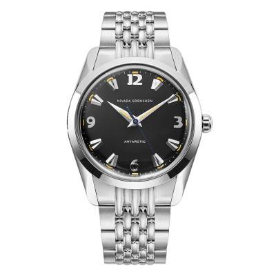 Montre Antarctic 35mm Black Beige Luminova 35017M - Nivada Grenchen
