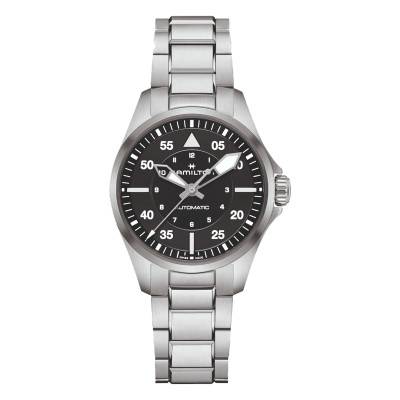 Khaki Aviation Pilot Auto 36 mm Watch H76215130 - Hamilton