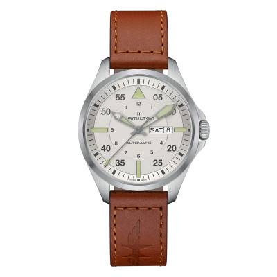 Watch Khaki Aviation Pilot Day-Date 42mm H64635550 - Hamilton