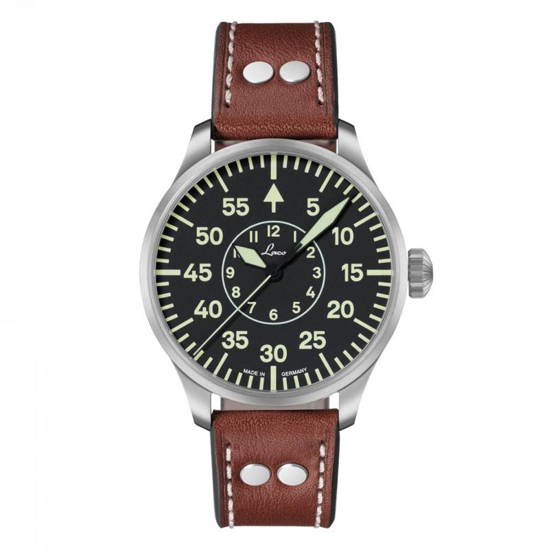Aachen Pilot Anti-Reflective Glass Watch 861690.2 - Laco