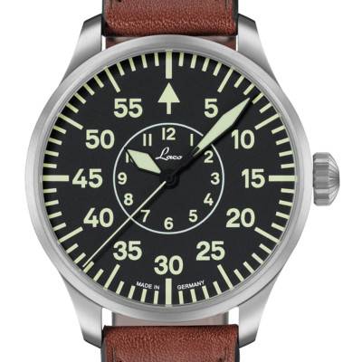 Aachen Pilot Anti-Reflective Glass Watch 861690.2 - Laco