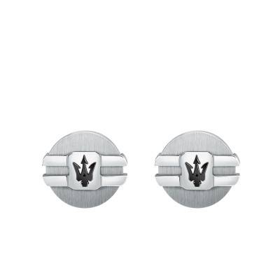 Boutons de manchette en Acier Bicolore - JM223ATK21 - Maserati