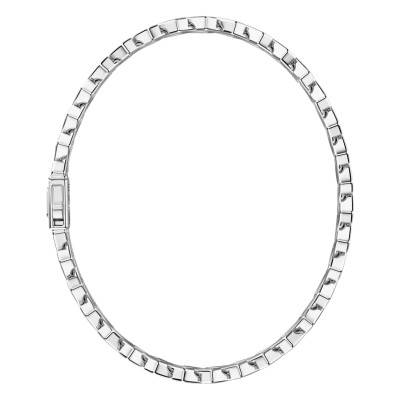 925 Silver & White Sapphire Cosmopolitan Luxury Bracelet, 19 cm to 21 cm Length - ESB217 - Zancan