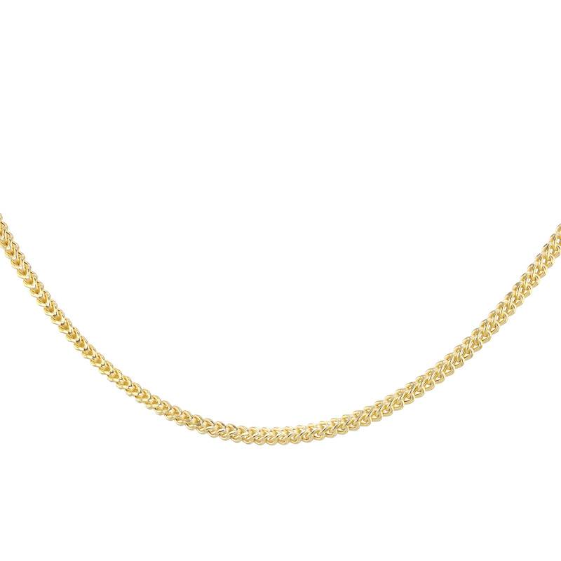 375/1000 Yellow Gold Franco Chain, 46 cm Length, 2 mm Width - Manillon