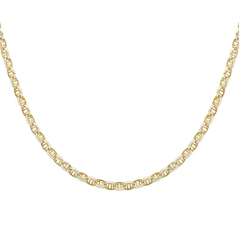 375/1000 Yellow Gold Mariner Chain, Length 51 cm, Width 5,30 mm - Manillon