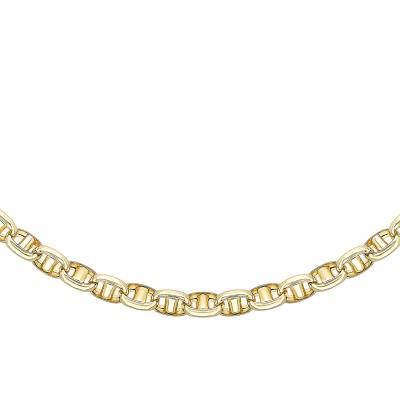 375/1000 Yellow Gold Mariner Chain, Length 51 cm, Width 5,30 mm - Manillon