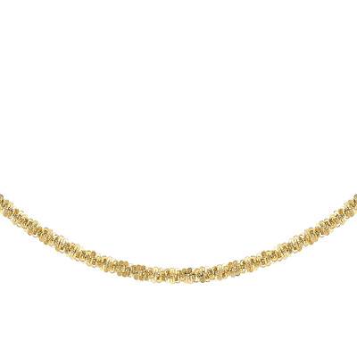 375/1000 Yellow Gold Tocalle Chain, Length 41 cm, Width 2.40 mm - Manillon