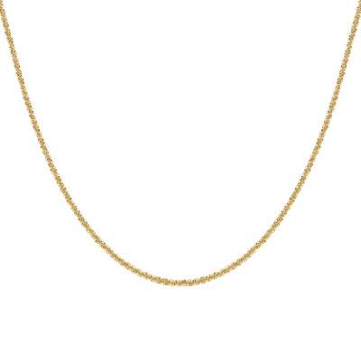 375/1000 Yellow Gold Tocalle Chain, Length 41 cm, Width 2.40 mm - Manillon