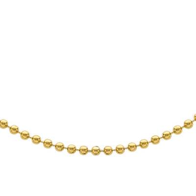 Chaîne Maille Boule en Or Jaune 375, Longueur 51 cm, Largeur 2 mm - Manillon