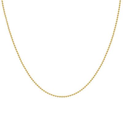 Chaîne Maille Boule en Or Jaune 375, Longueur 51 cm, Largeur 2 mm - Manillon