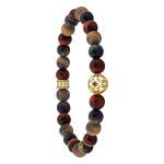 Tiger's Eye, Gold-Plated 