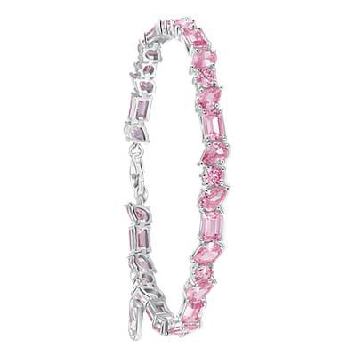 Bracelet Heritage Glam en Argent 925 & Zircones Roses, Longueur 16 à 19 cm, Largeur 6,50 mm - A2144-051-9 - Thomas Sabo