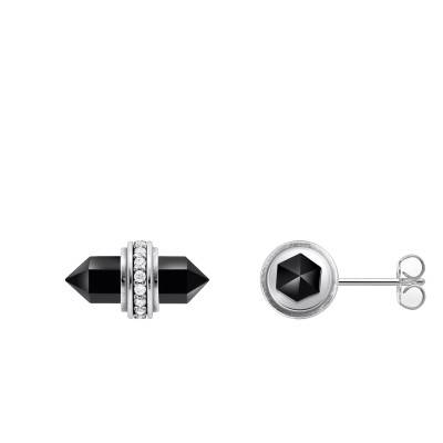 Boucles d'oreilles Cosmic Amulets en Argent 925 & Onyx Noir - H2281-641-11 - Thomas Sabo