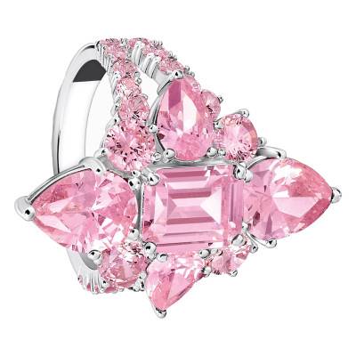 Bague Cocktail Heritage Glam en Argent 925 & Zircones Roses - TR2441-051-9 - Thomas Sabo