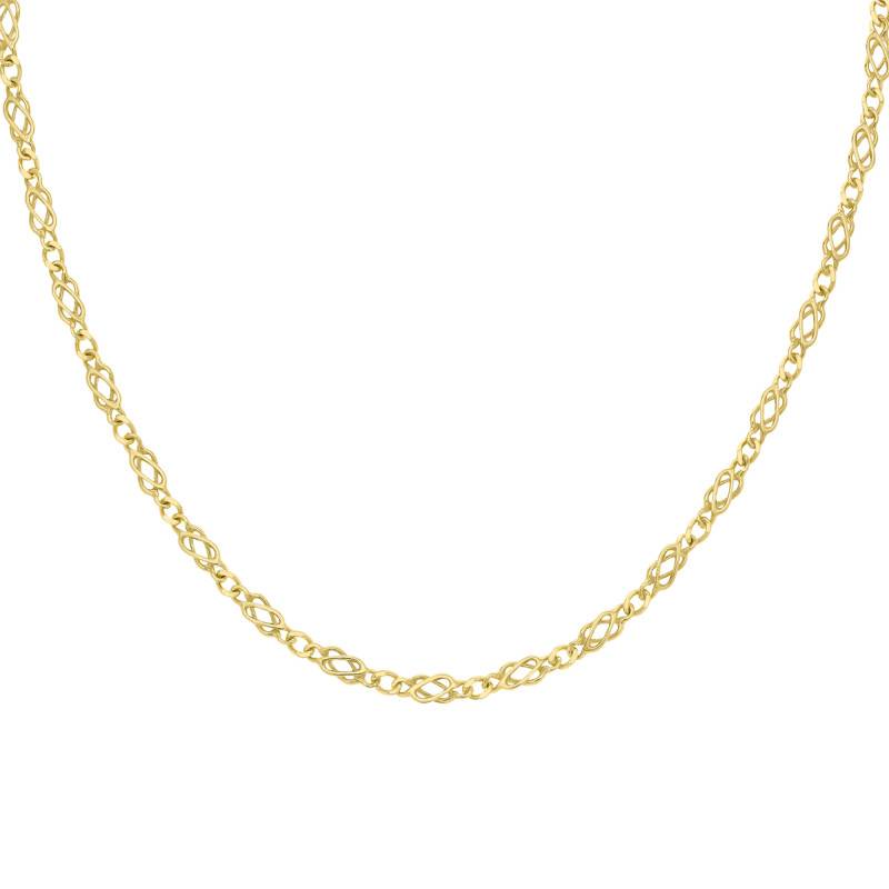 375/1000 Yellow Gold Celtic Chain, Length 46 cm, Width 4 mm - Manillon