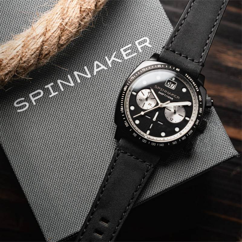 Montre Hull Chronograph All Black SP 5068 08 Spinnaker Ocarat