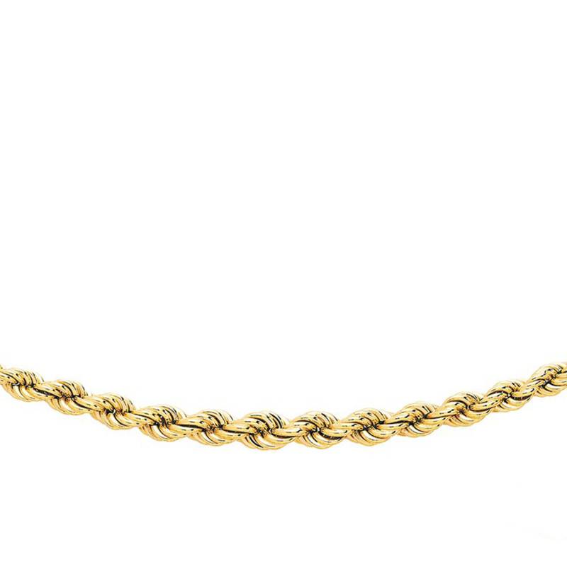 750/1000 Yellow Gold Rope Chain, 45 cm - Manillon