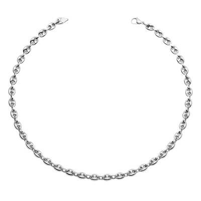 Steel Coffee Bean Chain Joshua, Length 50 cm, Width 8 mm - Phebus