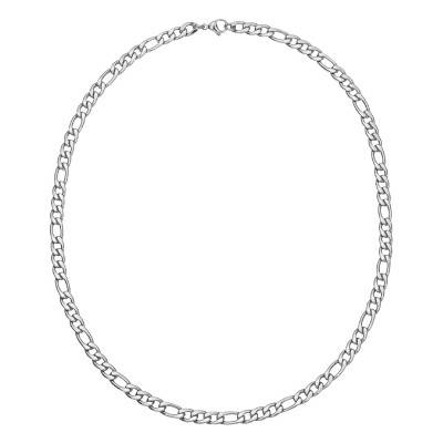 Steel Triple Alternating Oval Link Chain Elio, 55 cm Long - Phebus