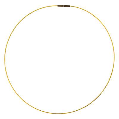 Héline 750/1000 Yellow Gold Cable Necklace, 42 cm Length - Buelling