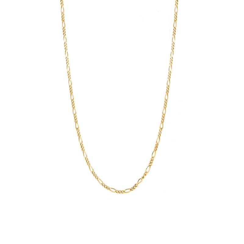 375/1000 Yellow Gold Figaro Chain, Length 41 cm, Width 1,80 mm - Manillon