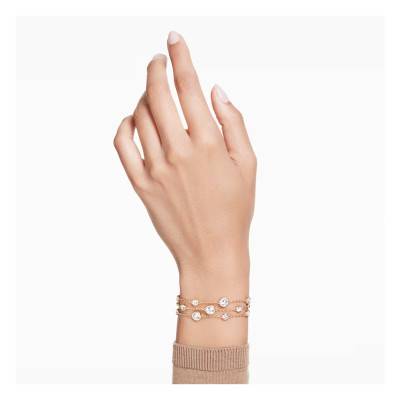 Bracelet Imber Métal Doré & Cristaux Blancs, Longueur 15,5 à 20,5 cm - 5680095 - Swarovski