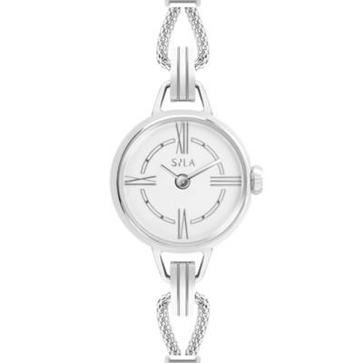 Watch with Interchangeable Steel & Jewelry Chain Strap - Sila Paris