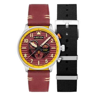 Montre Flyboy Tuskegee Chronograph Limited Edition AV-4109-02 - Avi-8